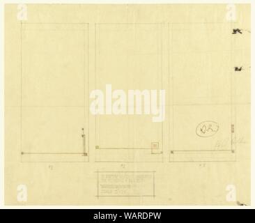 Dessin, des régimes, Henry J. Allen Residence, Wichita, Kansas, 1917 Banque D'Images