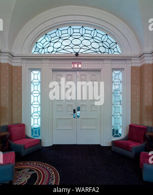 Porte dans l'ancien bureau de Poste Général, le bâtiment ; maintenant, le Monaco Hotel, Washington, D.C Banque D'Images