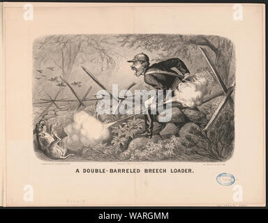 Double chargeur culasse Banque D'Images