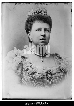 Duchesse douairière de Saxe-cobourg et Edimbourg Banque D'Images