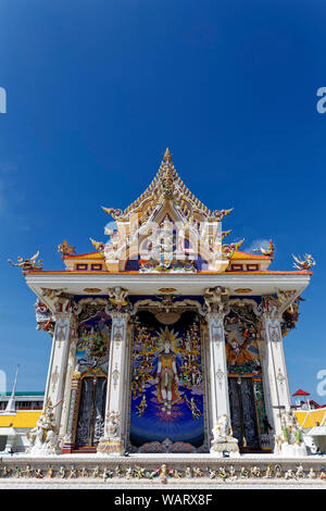 Wat (Temple) Pariwat Pariwat aka David Beckham Temple, Bangkok, Thaïlande Banque D'Images