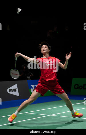 Bâle, Suisse. Août 21, 2019. Chen Yu Fei de la Chine au cours de la BWF World Badminton Championships 2019, femmes à la ronde St. Jakobshalle de Bâle, Suisse, le 21 août 2019. Credit : Enrico Calderoni/AFLO SPORT/Alamy Live News Banque D'Images