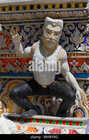 Wat (Temple) Pariwat Pariwat aka David Beckham Temple, Bangkok, Thaïlande Banque D'Images