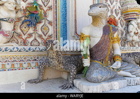 Wat (Temple) Pariwat Pariwat aka David Beckham Temple, Bangkok, Thaïlande Banque D'Images