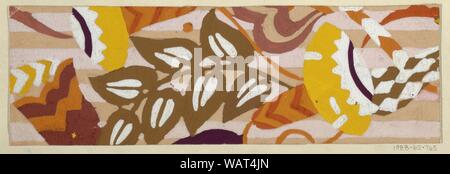 Dessin, dessin textile- Harlekin (Harlequin), 1911-13 Banque D'Images