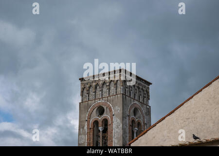 La Cathédrale de Ravello placé sur la Piazza Duomo, à proximité de la Villa Rufolo, centre historique de Ravello, Côte Amalfitaine de l'Italie Banque D'Images