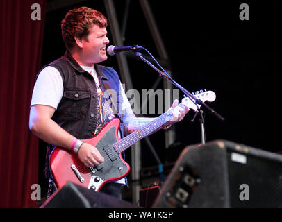 Danny Core de Witt à rebelles Weyfest music festival, Tilford, Surrey, UK. 16 août 2019 Banque D'Images