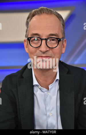 Cologne, Allemagne. Août 21, 2019. Le journaliste Jan Fleischhauer est l'invité de l'ARD talk show ' Maischberger . La semaine : Horst Galuschka de crédit '/dpa/Horst Galuschka dpa/Alamy Live News Banque D'Images