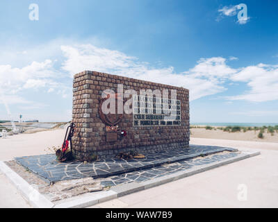 Plage de Dunkerque et la Manche, la France du Nord Banque D'Images