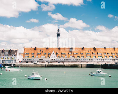 Le phare de Calais Nord France, Monuments Banque D'Images