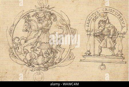 Dürer, Albrecht - Saint George et Saint Christophe - Hamburger Kunsthalle. Banque D'Images