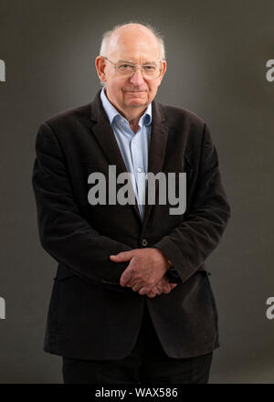 Edinburgh, Ecosse, Royaume-Uni. 22 août 2019. Tim Waterstone au Edinburgh International Book Festival 2019. Livre WaterstoneÕs Tim Le visage appuyé contre une fenêtre est un candide memoir d'un entrepreneur savvy.Iain Masterton/Alamy Live News. Banque D'Images