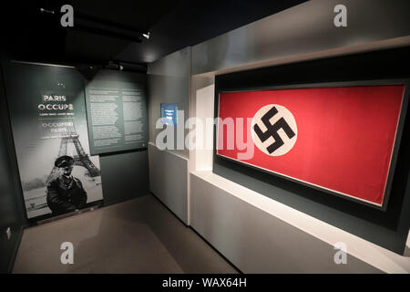 ArtyOPENING DE MUSÉE DE LA LIBÉRATION DE PARIS, Musée du Général Leclerc, Musée Jean Moulin Banque D'Images