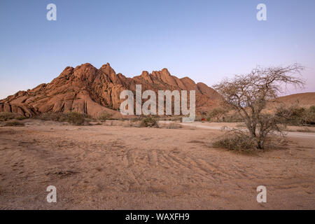 La nature, la Namibie, Paysage, Spitzkoppe, Sunrise, Désert, 30077707 Banque D'Images