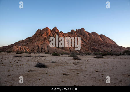 La nature, la Namibie, Paysage, Spitzkoppe, Sunrise, Désert, 30077708 Banque D'Images