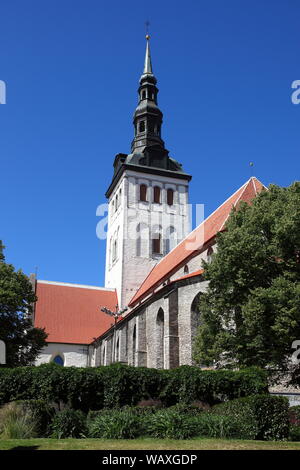 St.Nicholas Eglise orthodoxe dans la vieille ville de Tallinn, Estonie Banque D'Images