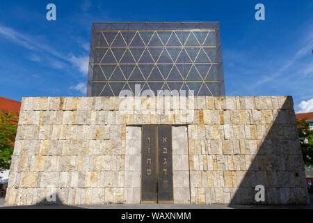 La synagogue Ohel Jakob, Sankt-Jakobs-Platz, Munich, Bavière, Allemagne. Banque D'Images