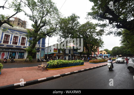 Praça da Igreja. Panaji, Goa, Inde. Banque D'Images