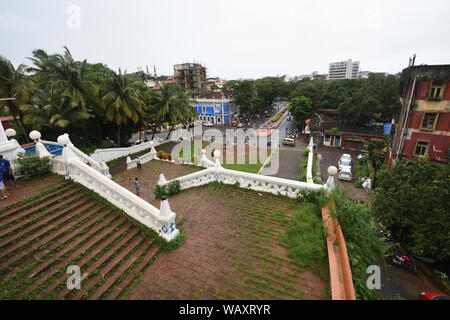 Notre Dame de l'Eglise de l'Immaculée Conception. Panaji, Goa, Inde. Banque D'Images