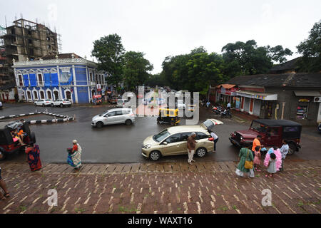 Notre Dame de l'Eglise de l'Immaculée Conception. Panaji, Goa, Inde. Banque D'Images