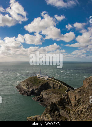 Phare de South Stack Holyhead Nort Wales Banque D'Images