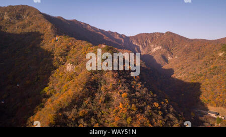 Vue aérienne de l'automne de naejangsan nationnal park,Corée du Sud Banque D'Images