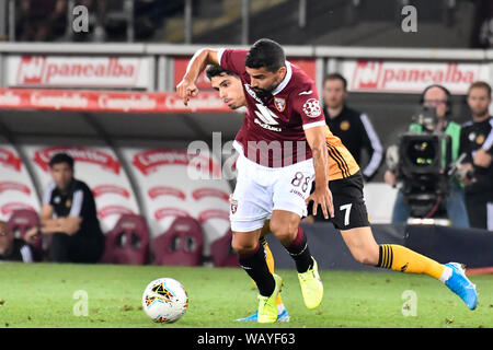 Tomas Rincon (Torino FC) au cours de la Ligue Europa 2019-2020 match de football entre Torino FC et FC Wolverhampton Wanderers au Stadio Grande Torino sur 22 août 2019 à Turin, Italie. Banque D'Images