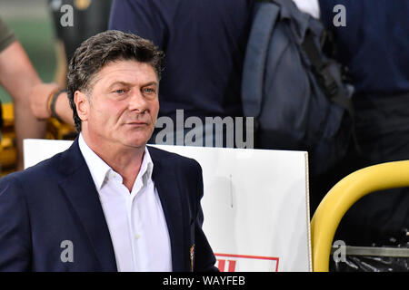 Walter Mazzarri, Headcoach Torino FC au cours de la Ligue Europa 2019-2020 match de football entre Torino FC et FC Wolverhampton Wanderers au Stadio Grande Torino sur 22 août 2019 à Turin, Italie. Banque D'Images