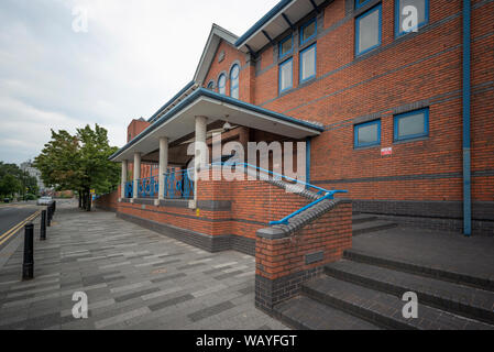 La Cour Centre situé sur la rue Bethesda à Stoke-on-Trent. Banque D'Images