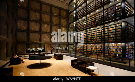 Beinecke rare Book & Manuscript Library, Université de Yale, 121 Wall Street, New Haven, Connecticut Banque D'Images