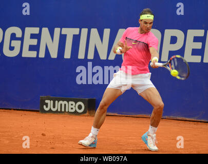 Rafael Nadal forehand shot Banque D'Images