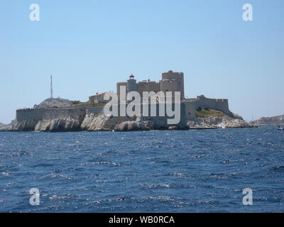 Château de Si , dans l'île si l'archipel du Frioul, Marseille France Banque D'Images