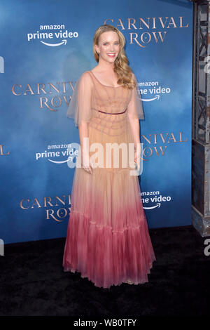 Los Angeles, USA. Août 21, 2019. Tamzin Merchant de la première de l'Amazone Video TV series 'Carnival Row' au théâtre chinois de Grauman. Los Angeles, 21.08.2019 | Conditions de crédit dans le monde entier : dpa/Alamy Live News Banque D'Images