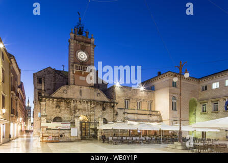 09 mai 2019. Zadar. La Croatie. La Garde municipale sur la Place du Peuple Banque D'Images