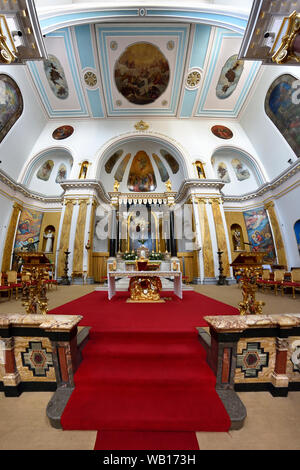 Londres, Angleterre, Royaume-Uni. St Peter's Italian Church (Église Catholique) Clerkenwell Road, Holborn. L'intérieurapt Banque D'Images