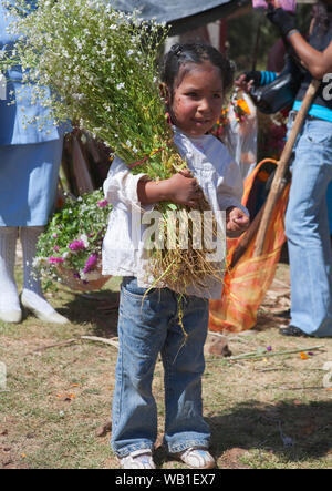 Le Mexique est 'Dia De Los Muertes" - le jour de l'année où le Mexicain "célébrer" les morts par apporter des fleurs et de la nourriture sur les tombes de leurs proches. Banque D'Images