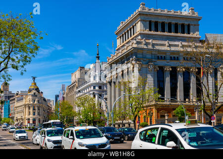 Edificio de las Cariatides, Madrid, Espagne, sud-ouest de l'Europe Banque D'Images
