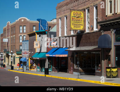 Rue dans Deadwood Dakota du Sud Etats-Unis Banque D'Images