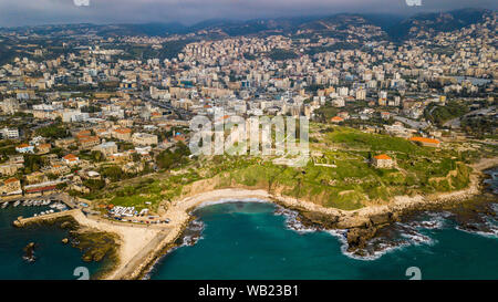 Château de Byblos, Byblos, Liban Banque D'Images