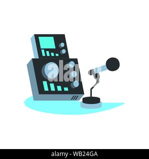 Appareil électronique console audio player vector illustration design Illustration de Vecteur