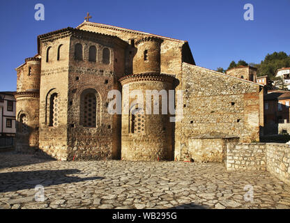 Eglise de Saint Sophia à Ohrid. Macédoine Banque D'Images