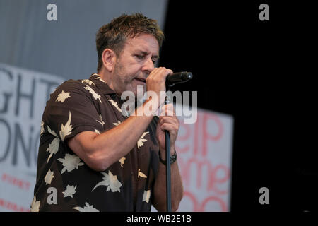 Portsmouth, Hampshire, Royaume-Uni. Le 23 août 2019. Avec le chanteur Terry Hall Promotions en live sur la scène du Festival victorieux, Southsea, Portsmouth, Hampshire, Royaume-Uni/Fletcher-Park Crédit : Dawn Alamy Live News Banque D'Images