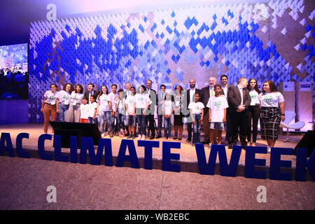 Salvador, Brésil. Août 23, 2019. Climat 2019 BAC SEMAINE à Salvador Patamares dans Hall, Salvador, Bahia. Credit : Mauro Akiin FotoArena/Nassor/Alamy Live News Banque D'Images