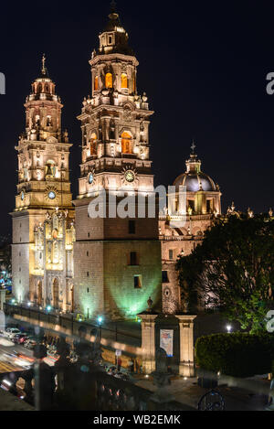 Cathédrale de Morelia, Michoacan-Mexico Banque D'Images