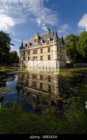 Chateau Azay le Rideau Banque D'Images