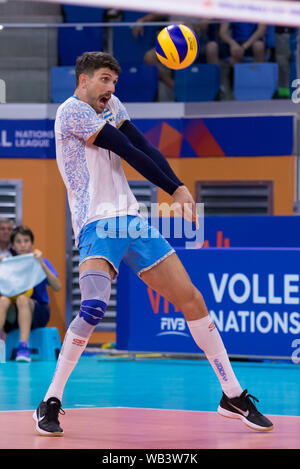 FACUNDO CONTE lors de la Ligue des Nations Unies les hommes - l'Argentine contre la Serbie, Milan, Italie, 23 juin 2019, le volley-ball volley-ball Intenationals Banque D'Images