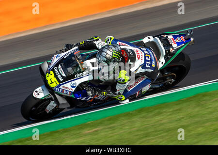 Silverstone, Northants, UK . Août 24, 2019. 24 août 2019 ; Circuit de Silverstone, à Silverstone, le Northamptonshire, Angleterre ; GoPro MotoGP Grand Prix de Grande-Bretagne, la qualification ; LCR Honda Castrol rider Cal Crutchlow sur sa Honda RC213V - usage éditorial uniquement. Credit : Action Plus Sport Images/Alamy Live News Banque D'Images