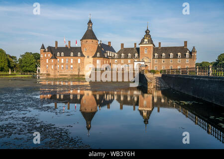 Wasserschloss Burg Anholt, Isselburg, Nordrhein-Westfalen, Deutschland | Burg Anholt, château à douves, Bocholt, Rhénanie du Nord-Westphalie, Allemagne, Europ Banque D'Images