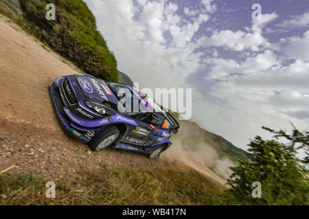 ELFYN EVANS, SUR FORD FIESTA WRC PLUS ALLA PROVA SPECIALE pendant 8 WRC - Rallye Italie Sardaigne - Jour 02, Alghero, Italie, 14 juin 2019, Rallye Motors Banque D'Images