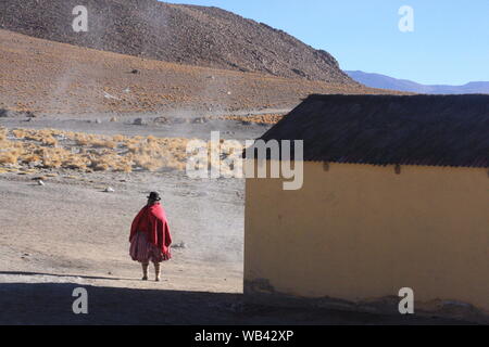 Salar de Uyuni, au milieu de la Cordillère des Andes dans le sud-ouest de la bolivie Banque D'Images